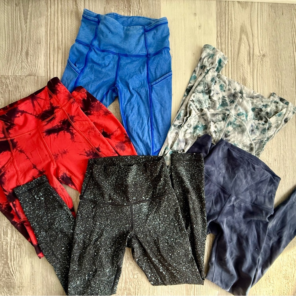 lululemon athletica Multicolor Leggings Set